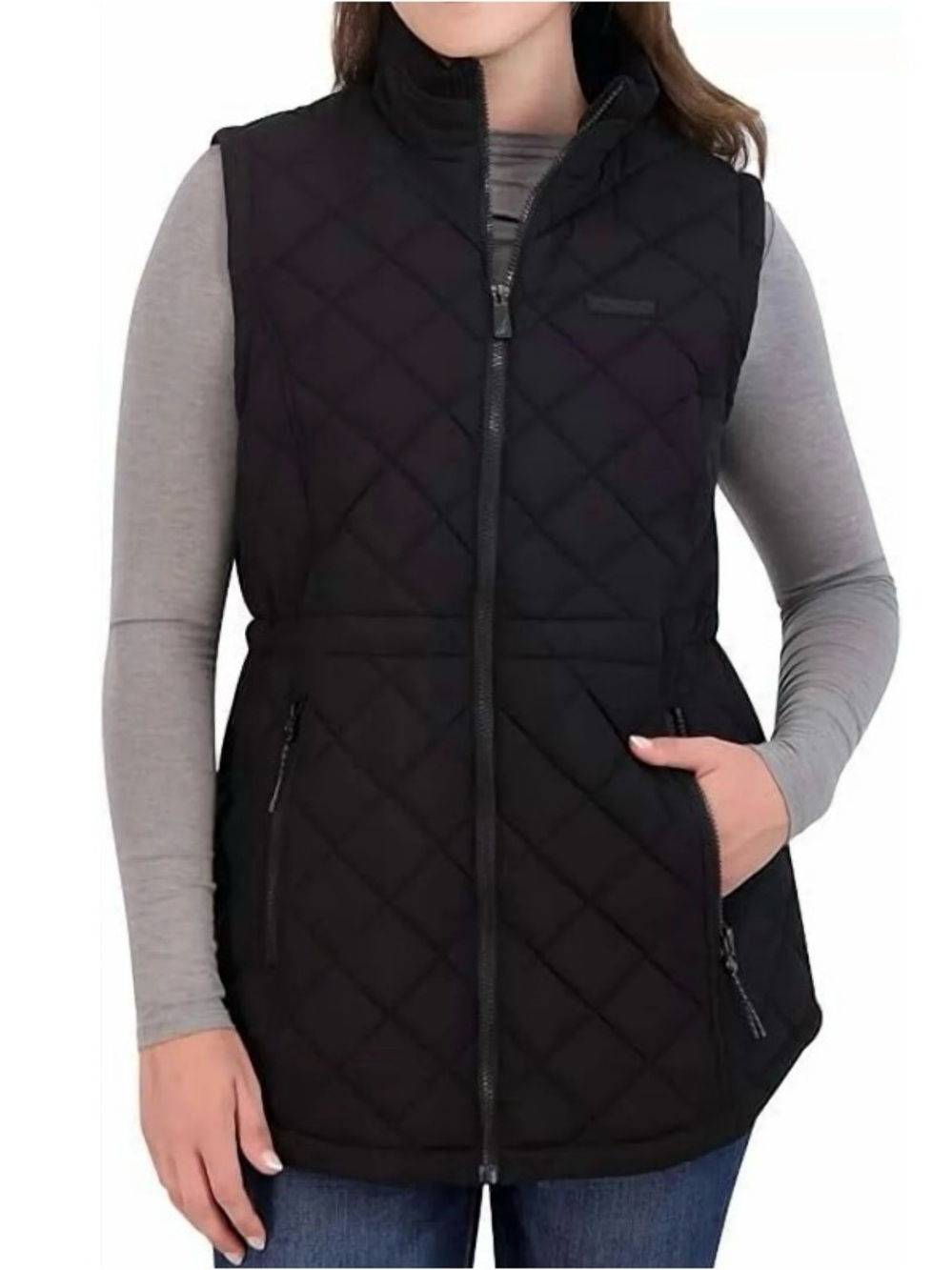 NAUTICA Women Quilted Puffer Black Vest Size‎ XXL